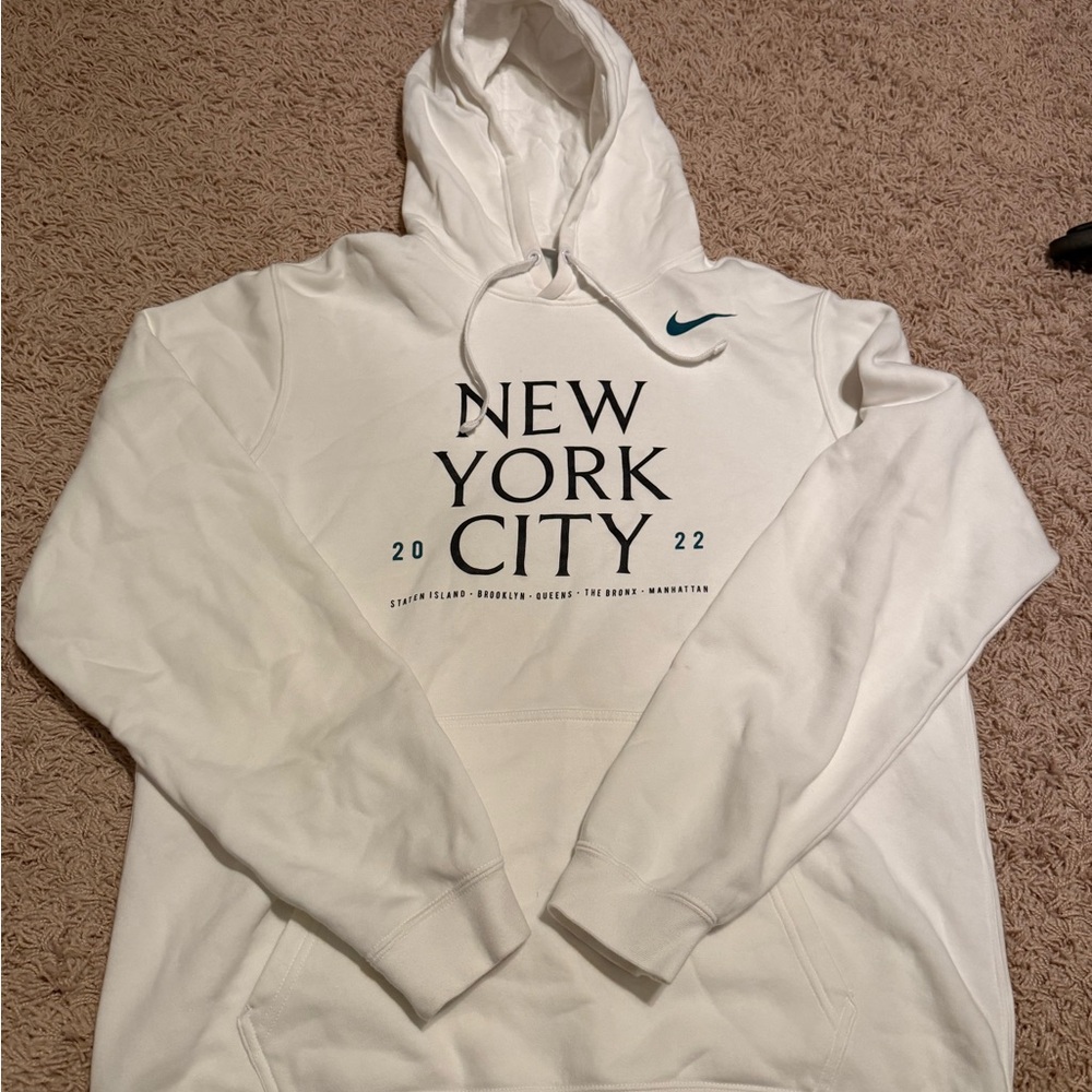 Nike White New York City Hoodie